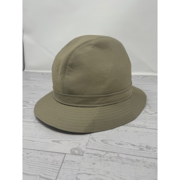 Burberrys Bucket Hat Beige Nova Check Lined Made in England Size 7 1/8 - Picture 1 of 6